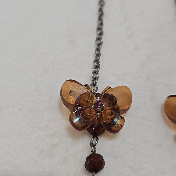 Butterfly Beaded Necklace - Picture 3 of 7